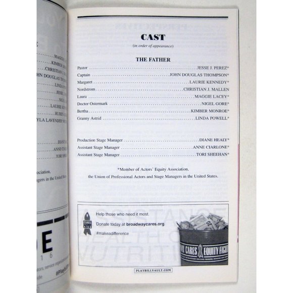 A Doll's House Playbill Pride June 2016 NYC Theatre New Audience Ibsen Lacey - Picture 6 of 8